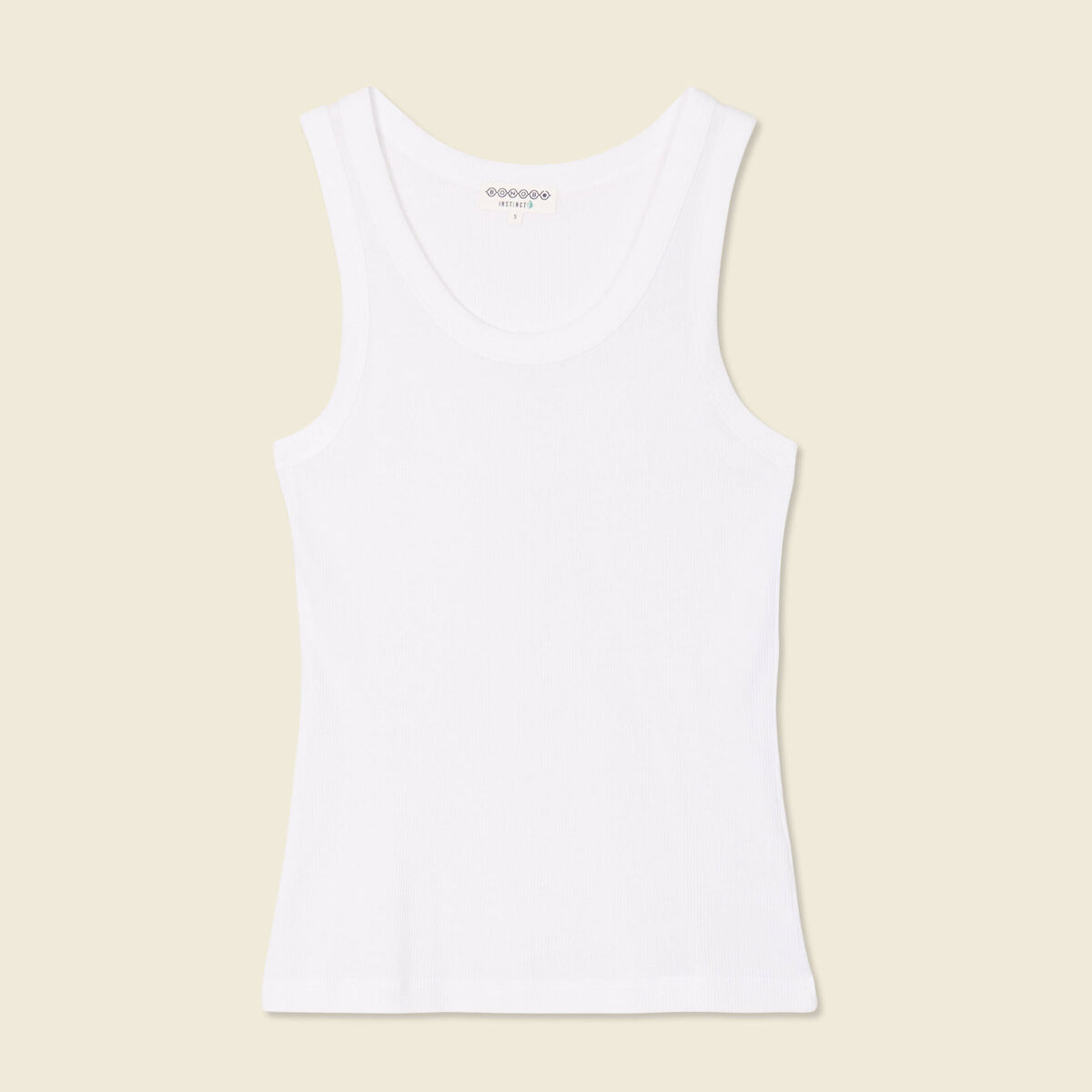Débardeur éco-responsable blanc femme