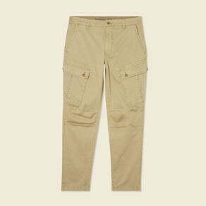 Pantalon cargo droit gris homme