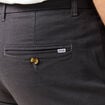 Pantalon chino slim gris fonc&eacute; homme
