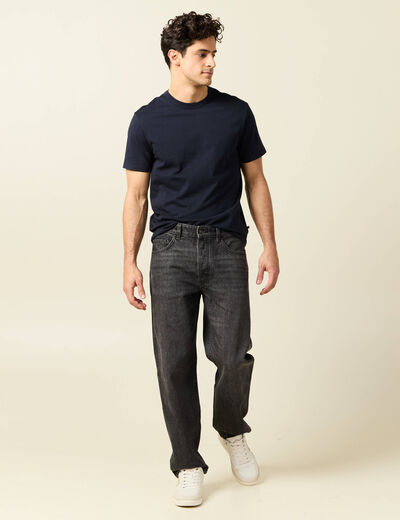 T-shirt éco-responsable bleu marine homme