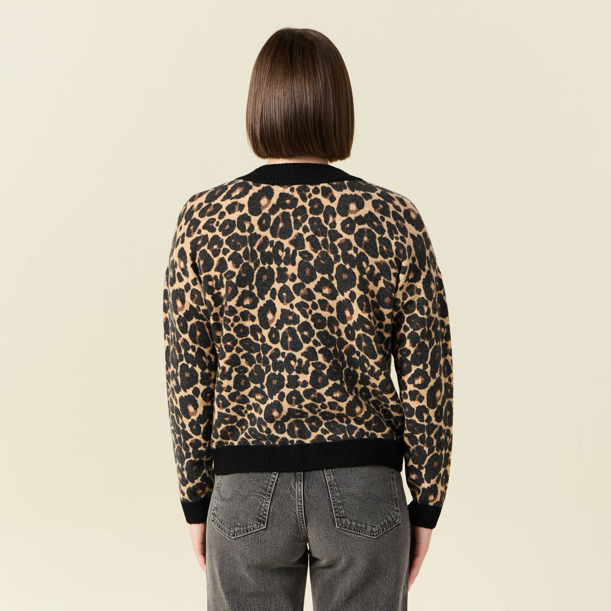 Gilet zippé éco-responsable noir femme
