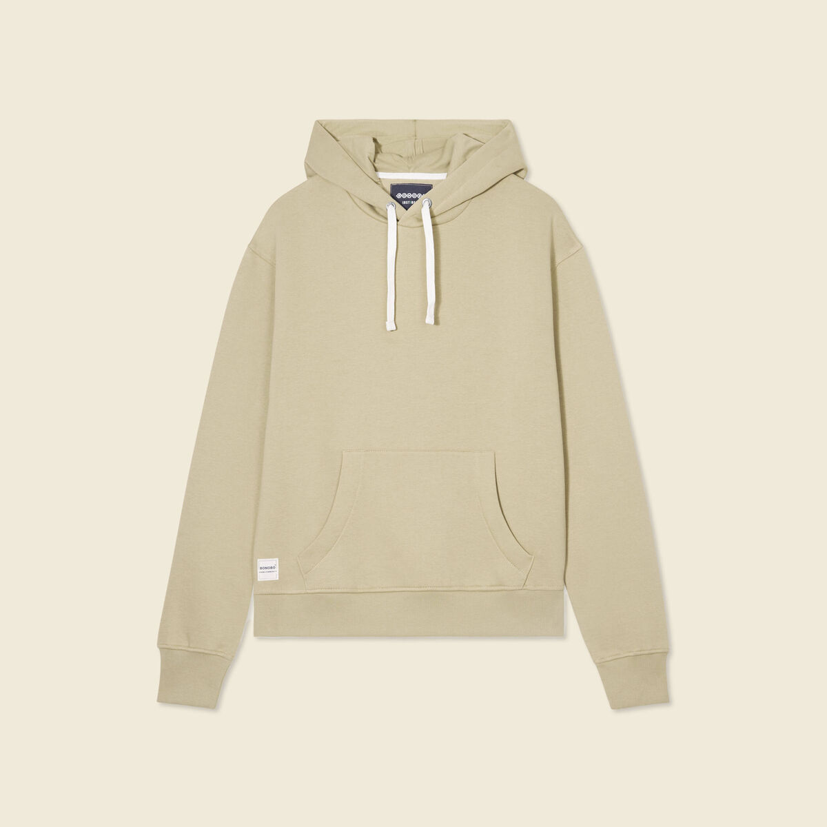 Sweat à capuche gris homme
