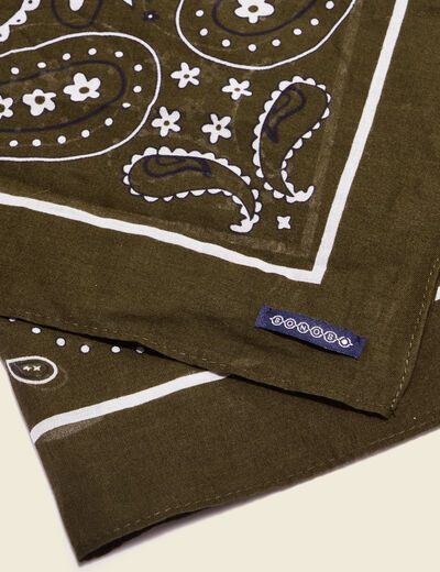 Bandana taupe homme