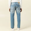 Jeans relax 5 poches denim dirty homme