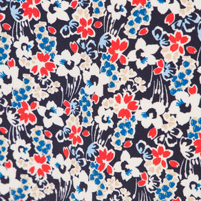 Robe longue éco-responsable bleu marine femme