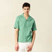 Chemise manches courtes vert homme
