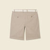 Bermuda droit chino ceinture sable homme
