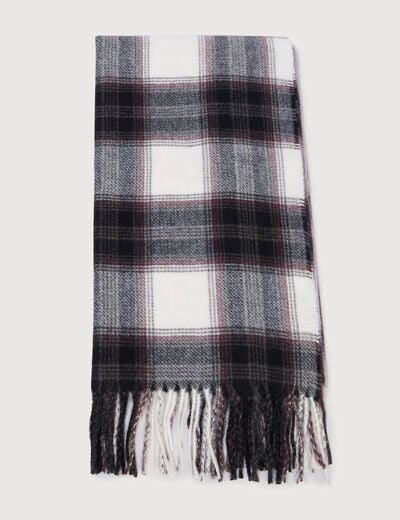 Plaid ecru homme