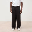 Pantalon coupe loose noir homme