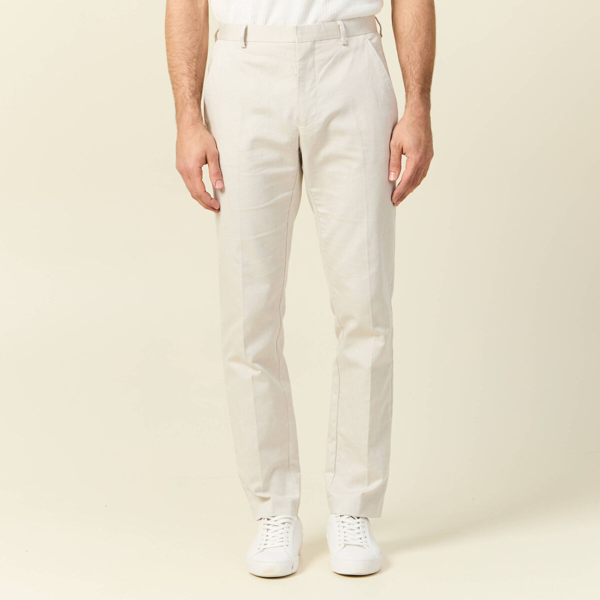 Pantalon chino sable homme