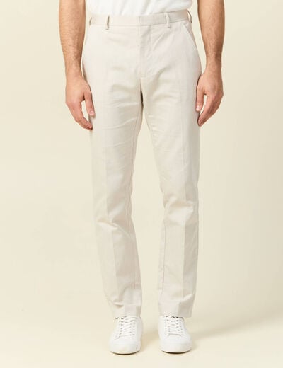 Pantalon chino sable homme