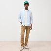 Jeans straight homme used L34 camel homme