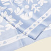 Foulard satin bleu clair femme