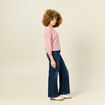 T-shirt manches 3/4 rouge femme