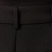 Pantalon carotte taille haute noir femme
