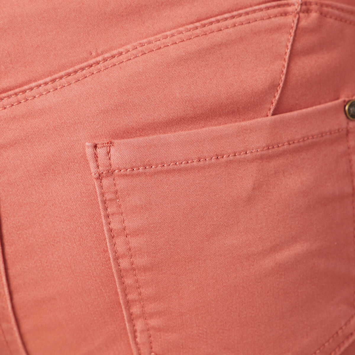 Pantalon Audrey - skinny push up rose poudrée femme