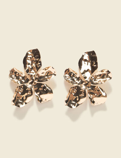 Boucles d'oreilles couleur or femme