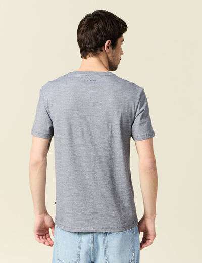 T-shirt éco-responsable bleu marine homme