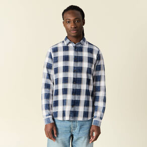 Chemise manches longues ecru homme