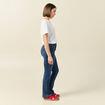 Jeans bootcut denim stone femme