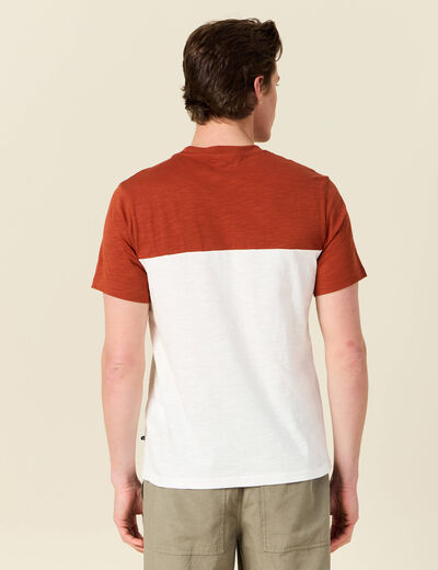 T-shirt éco-responsable ecru homme