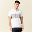 Polo manches courtes taupe homme