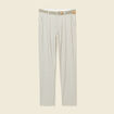 Pantalon éco-responsable vert kaki homme