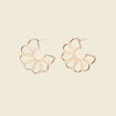 Boucles d'oreilles créoles couleur or femme