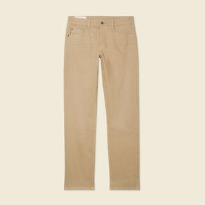 Jeans éco-responsable regular denim beige homme