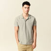 Polo manches courtes gris homme