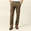 Pantalon chino straight camel homme