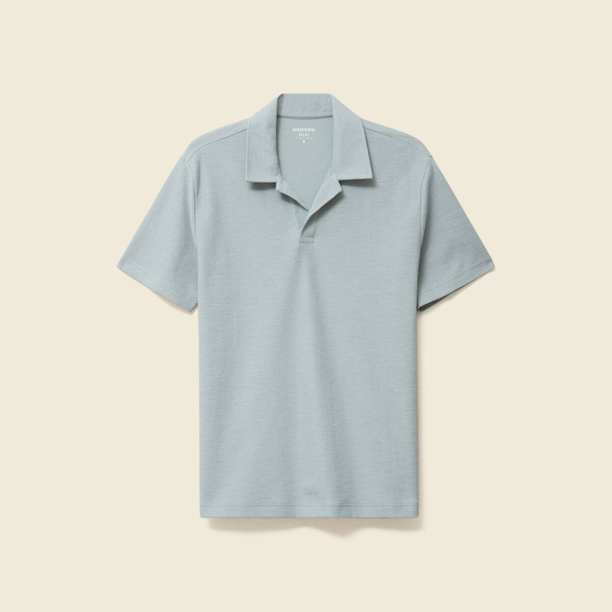 Polo manches courtes vert clair homme