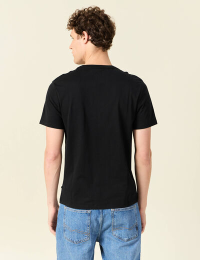 T-shirt éco-responsable noir homme