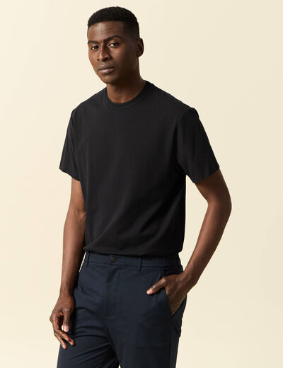 T-shirt manches courtes noir homme
