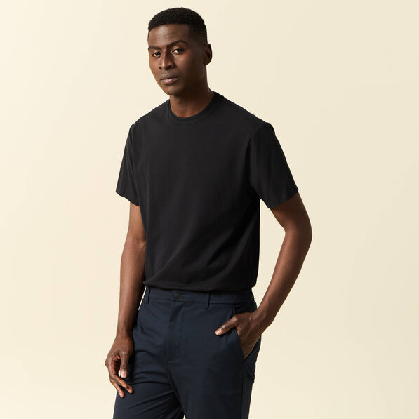 t shirt manches courtes noir homme T-shirt manches courtes noir homme