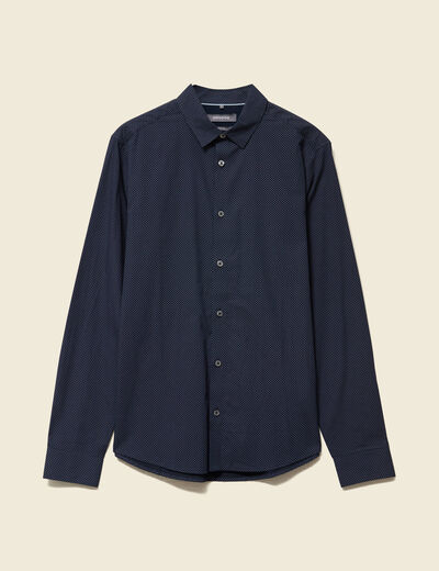 Chemise bleu marine homme