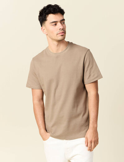 T-shirt manches courtes sable homme