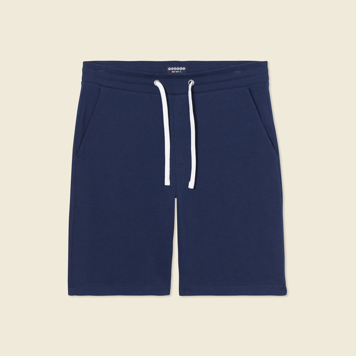 Short éco-responsable bleu marine homme