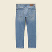 Jeans straight longueur 32 en coton denim stone homme