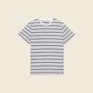 T-shirt manches courtes ecru homme