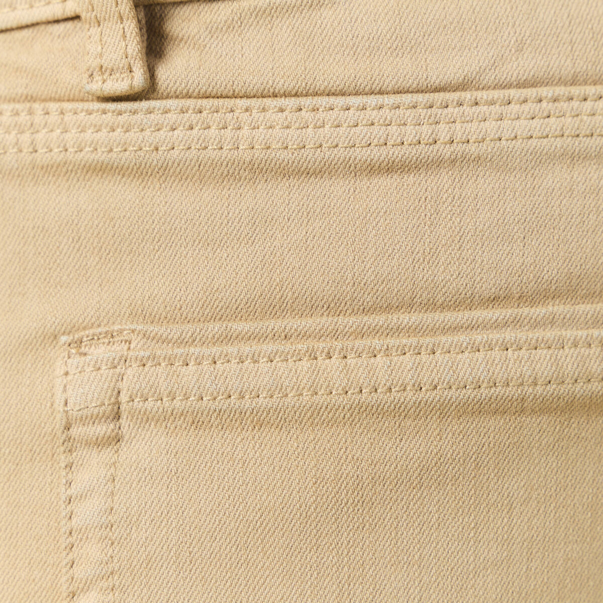 Jeans éco-responsable regular denim beige homme