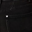 Jeans flare taille haute denim noir femme