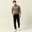 Pantalon chino jogger noir homme