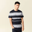 T-shirt manches courtes bleu marine homme
