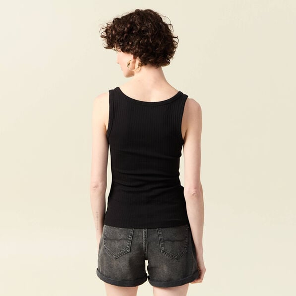 debardeur sans manches noir femme Débardeur sans manches noir femme