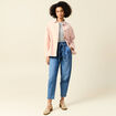 T-shirt manches courtes bleu femme