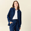 Surchemise en jean denim brut femme