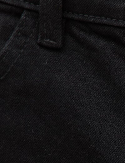 Jeans regular longueur 32 denim noir homme
