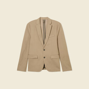 Veste blazer stretch taupe homme