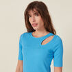 Robe longue bleu femme